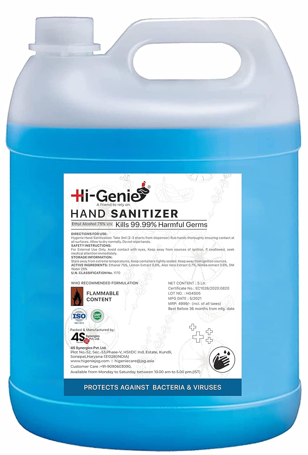 Sanitizer 5 Litre